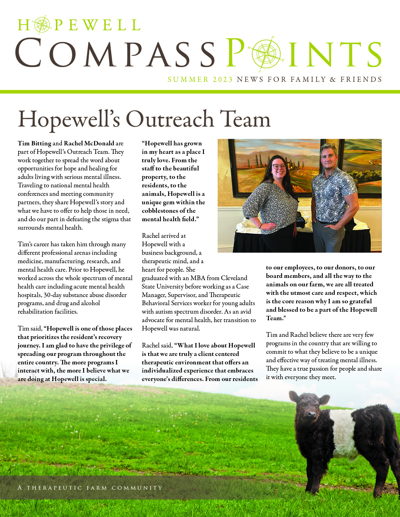 Summer 2023:  Hopewell’s Outreach Team