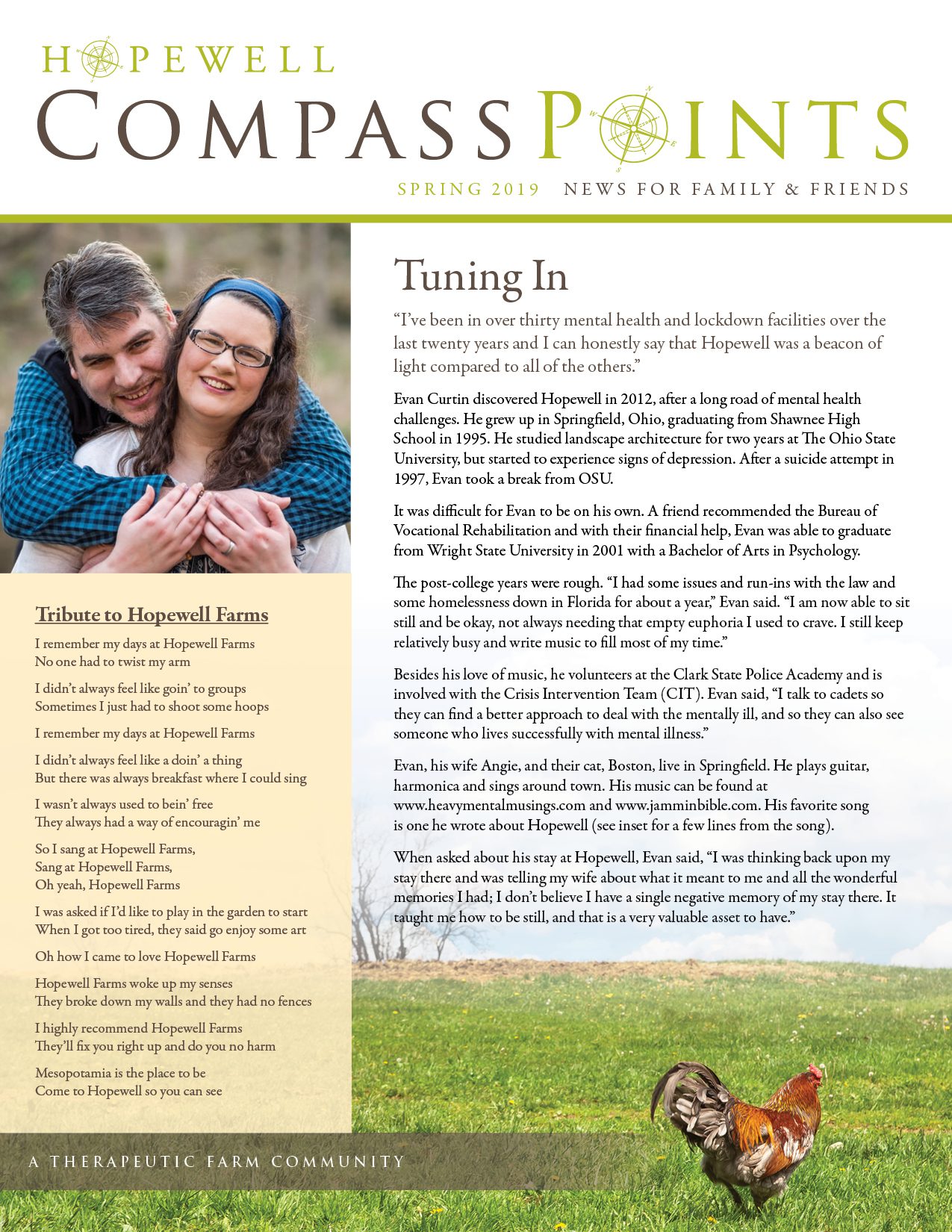 Spring 2019:  Tuning In