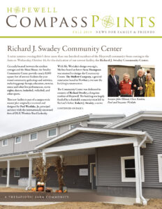 Fall 2019:  Richard J. Swadey Community Center