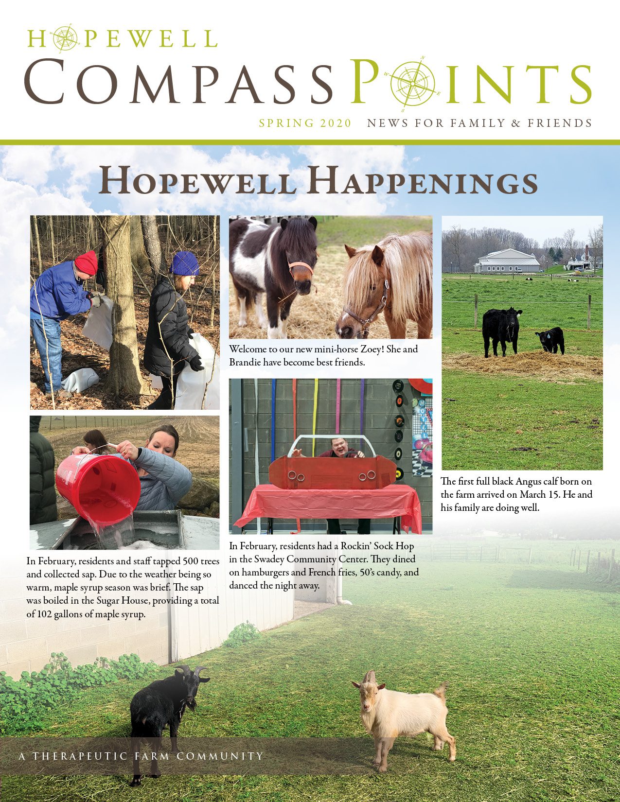 Spring 2020:  Hopewell Happenings