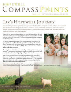 Fall 2020:  Liz’s Hopewell Journey
