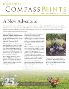 Fall 2021:  A New Adventure