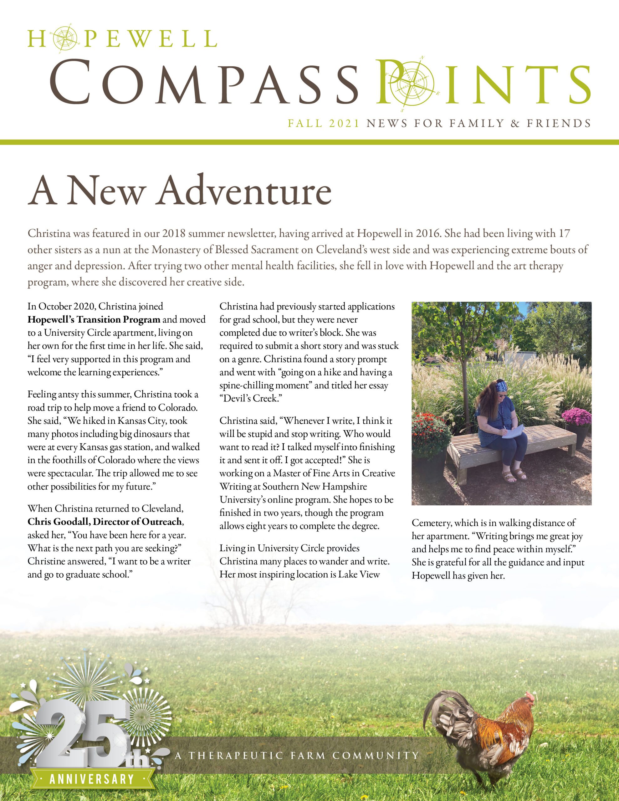 Fall 2021:  A New Adventure