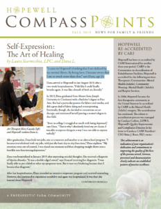 Fall 2015: Self-Expression – The Art of Healing