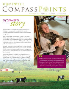 Winter 2024:  Sophie’s Story