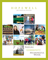 2013: Nature, Community, Meaningful Work